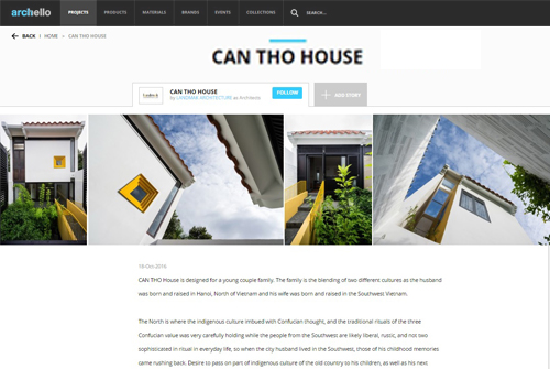 CAN THO HOUSE - Publication 
